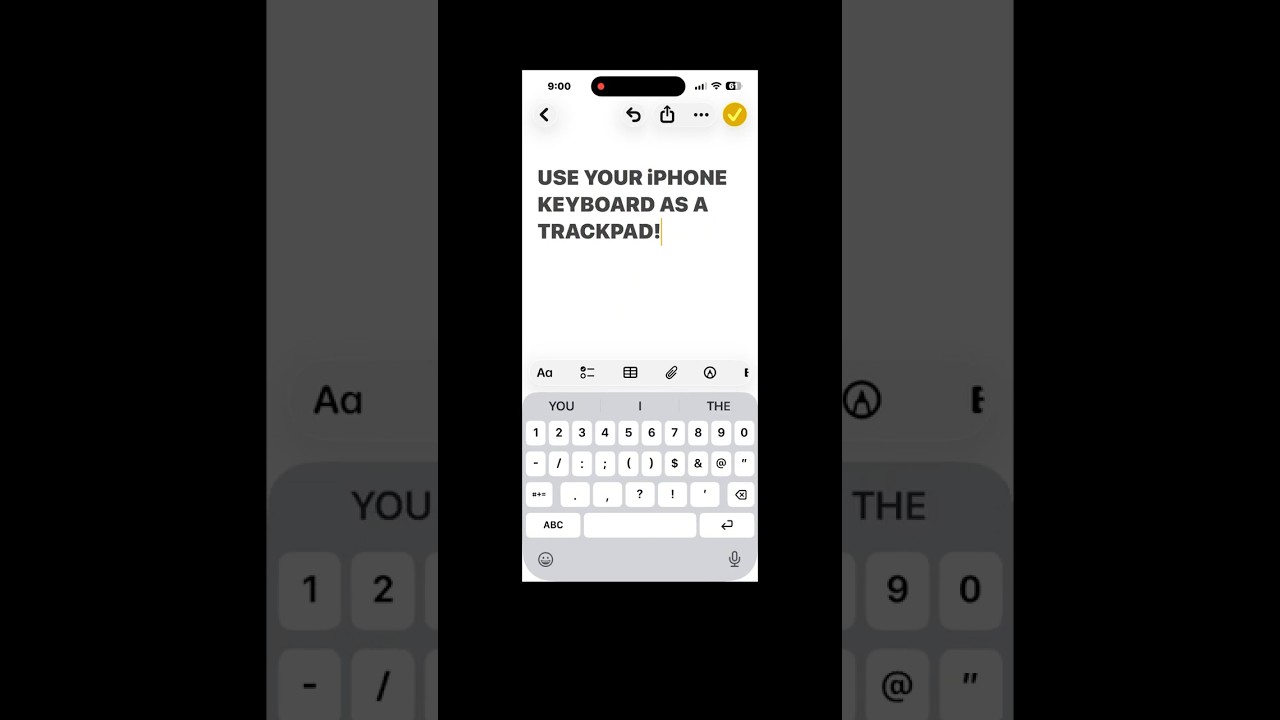 Turn Your iPhone Keyboard Into a Cursor (Easy Trackpad Typing Fix) | Senior Tech Tutor Tip #130