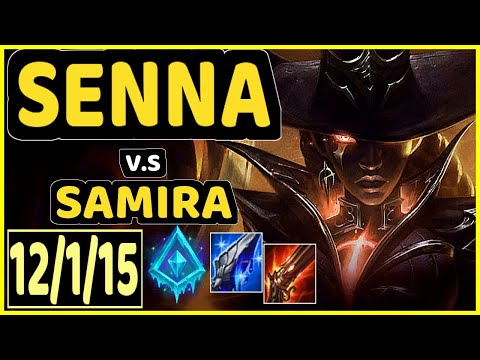 ATTILA (SENNA) vs SAMIRA - 12/1/15 KDA BOTTOM ADC GAMEPLAY - EUW Ranked GRANDMASTER