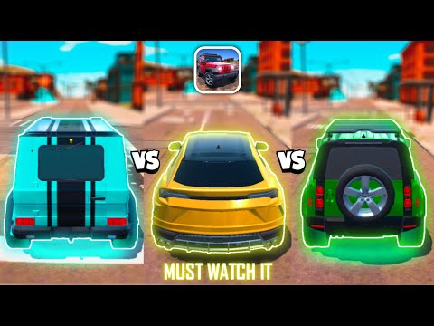Ultimate Offroad Simulator 2021 | Lamborghini Urus Vs Mercedes-Benz G Wagon Vs Land Rover Defender