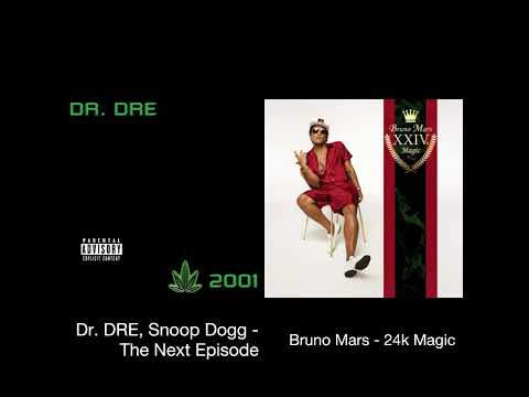 The Next Episode x 24k Magic - Dr. DRE, Snoop Dogg vs Bruno Mars (Mashup)