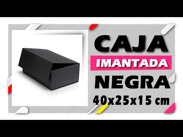 Vídeo relacionado con Caja Regalo, 25 x 18 x 8.5 CM Caja para Regalo Rectangulares, Plegable Cajas de Regalo con Tapa, Cajas Regalo Carton con Lazo Carda Rafia, para Boda Cumpleaños Navidad Valentín (Negro)