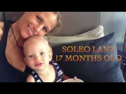 Holly Beck Surfing With Her 17 Month Old Son Soleo
