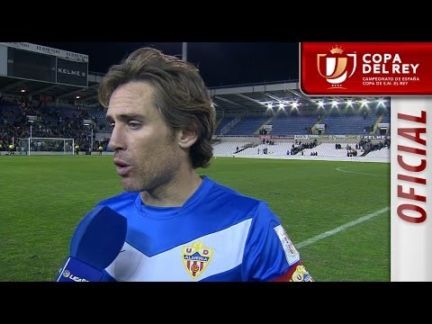 Entrevista a Corona tras el Racing de Santander (1-1) UD Almería - HD