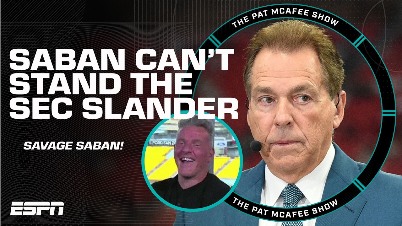 Nick Saban CLAPS BACK at Pat's Big Ten fandom 🗣️ 'We sure as hell could play!' | The Pat McAfee Show