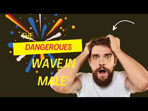 Wave Strike -02 Maldives tide   #maldives #climatechange  #waves