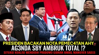 Download lagu PRESIDEN BACAKAN NOTA PEMEC4TAN AHY😱!? AGENDA SBY AMBRUK TOTAL !? PRABOWO GIBRAN AMBIL MANUVER SAD1S mp3 Download lagu PRESIDEN BACAKAN NOTA PEMEC4TAN AHY😱!? AGENDA SBY AMBRUK TOTAL !? PRABOWO GIBRAN AMBIL MANUVER SAD1S mp3