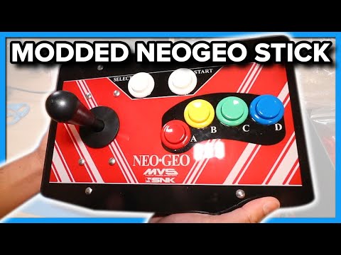 Modding the AliExpress NeoGeo Arcade Stick
