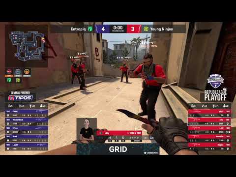 Entropiq vs Young Ninjas | map 2 | REPUBLEAGUE TIPOS Season 1