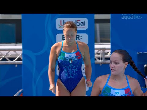 Chiara Pellacani women's diving European Championship 2022
