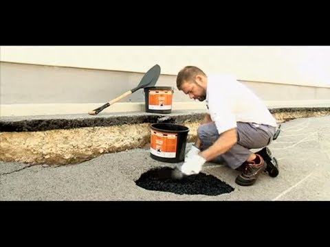 VIDEO    - Aglomerado asfaltico negro