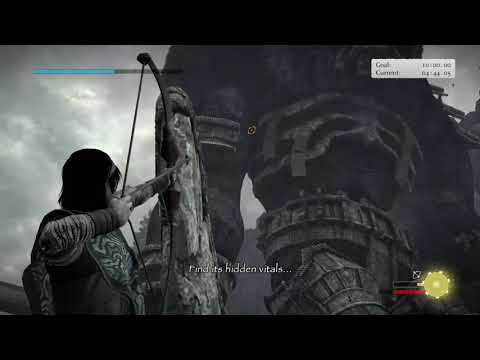 Highlight: Shadow of the Colossus (2018) Remake Time Attack (Hard) - Fifteenth Colossus (Argus)