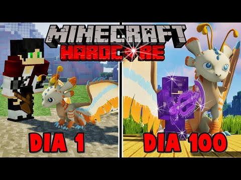 SURVIVED 100 Days in a WORLD OF DRAGONS in Minecraft Hardcore - THE MOVIE #6