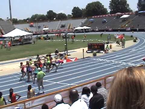2013 Outdoor Nationals: Girls EE 4x400 Heat 3, July 16, 2013