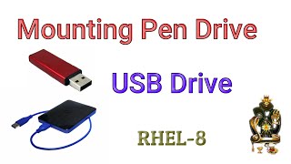 How to Mount Pen Drive or USB Drive in Linux RedHat 8|Mount and umount USB devices in linux terminal