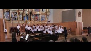 Javier Erro canta "A Million Dreams" junto al Coro Infantil del Orfeón Pamplonés