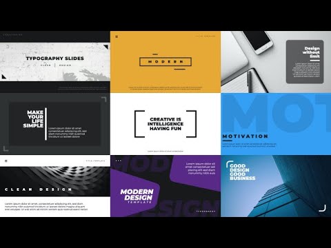 Clean Modern Typography Slides Final Cut Pro Templates