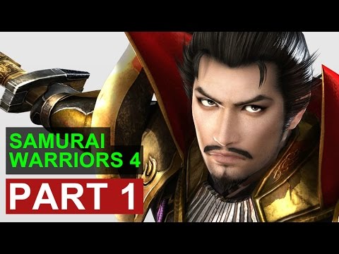 Samurai Warriors 4 Gameplay Walkthrough: Part 1 [Conflict at Itsukushima Co-op]