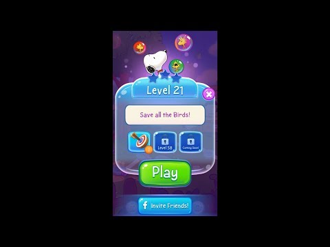 Snoopy Pop Level 21 HD 1080p