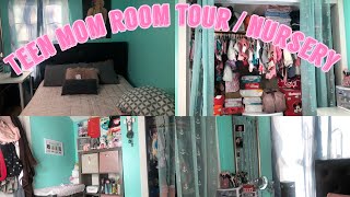TEEN MOM ROOM / NURSERY TOUR | PREGNANT AT 15 🦄🦋💜