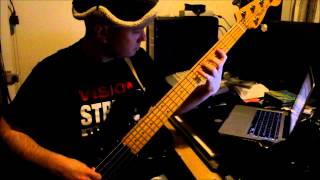 Ozric Tentacles - Og-Ha-Be (bass cover) HD (Fender Modern player Jazz bass V)