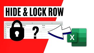How to Hide and Lock Rows in Excel