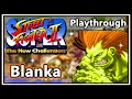 Super Street Fighter II The New Challengers SNES Playthrough Blanka