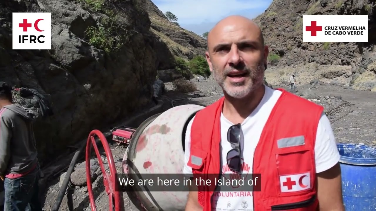 After Tropical Storm Erin in Cabo Verde, IFRC teams are working with  to restore safe water access