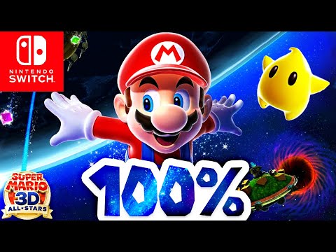 Super Mario Galaxy 3D All-Stars Switch - 100% Longplay Full Game Walkthrough No Commentary Gameplay