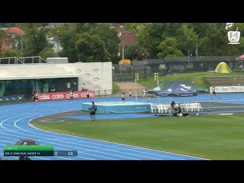 Girls Under 14 200m H5 - 2020 State Combined Events Championships // LAVicTV