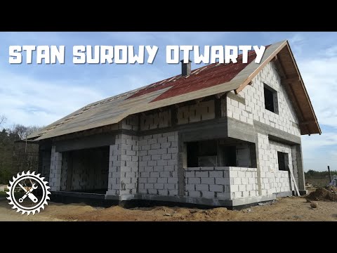Budowa domu - jak powstaje stan surowy otwarty - SSO - Dom pod świerkiem 3 - Projekt Archon - 2021