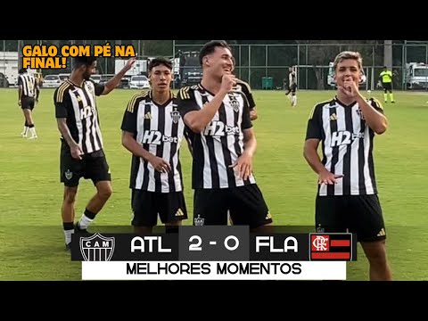 ATLÉTICO MG X FLAMENGO | MELHORES MOMENTOS | COPA DO BRASIL SUB-20 2025 - 2 FASE IDA