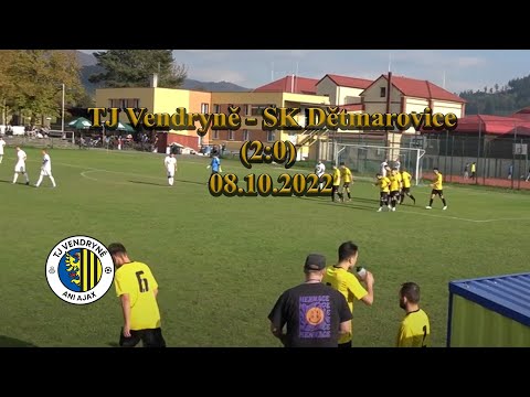 TJ Vendryně - SK Dětmarovice (2:0) - 08.10.2022 - sestřih