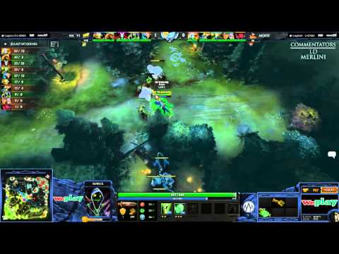 Na'Vi vs Mouz - Game 3 (WePlay.TV - Group A)
