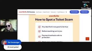 Beware of ticket resale scams #antiscam