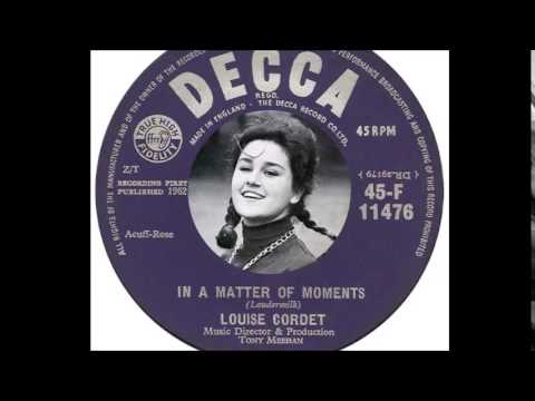 Louise Cordet - In A Matter of Moments  (1962)