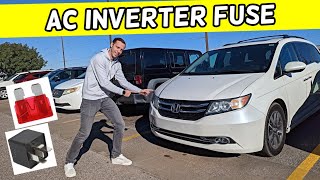 HONDA ODYSSEY DC AC INVERTER FUSE LOCATION, AC CONVERTER FUSE 2011 2012 2013 2014 2015 2016 2017