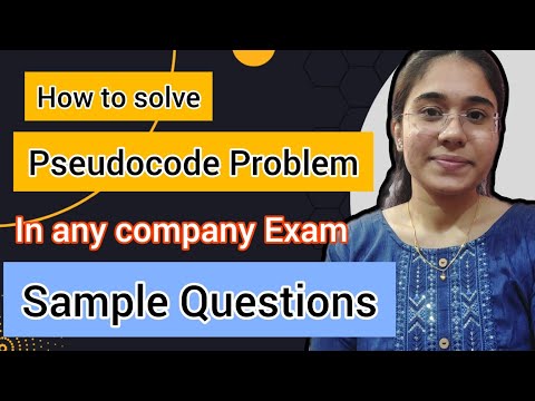 What is PseudoCode | How to solve pseudo code questions? Algorithm Vs Pseudocode | Quick Learning