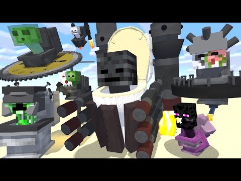 Monster School BECOMES SKIBIDI TOILET - Minecraft Animation