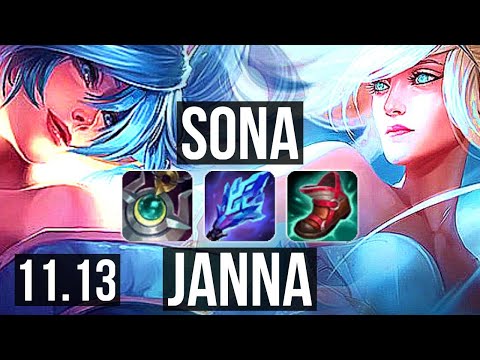 SONA & Karma vs JANNA & Tristana (SUPPORT) | Rank 3 Sona, 2/1/12 | EUW Challenger | v11.13