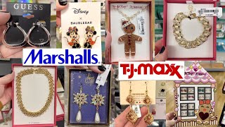 💍💕BEST JEWELRY CHRISTMAS GIFTS! TJ MAXX, MARSHALLS, BURLINGTON SHOP WITH ME 2022, RINGS, NECKLACES