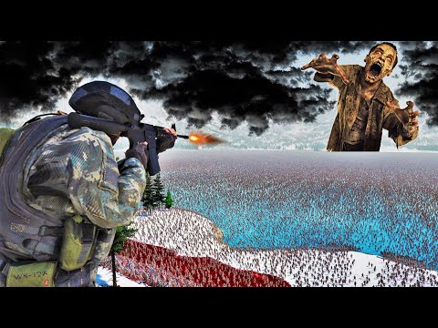 Special Forces Defend Castle from Zombies Until Reinforcement arrive - UEBS 2 | Battle Simulator 2