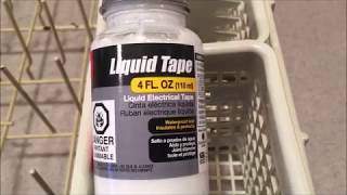 OldGuyDIY $5 Rusty Dishwasher Rack Repair with GB Liquid Tape from Amazon — Cheap Fix Better Best?