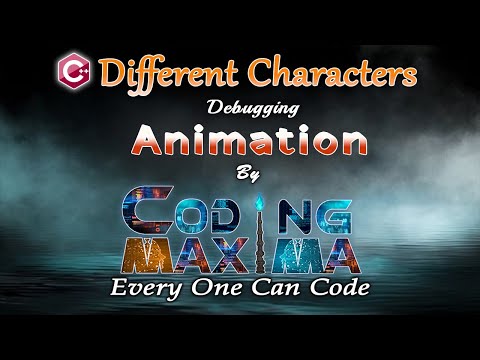 Cpp Different Characters In String Cpp Programming 1080p Hd Coding Maxima Coding Animations