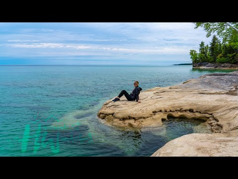Hiking The Breathtaking PICTURED ROCKS LAKESHORE (New Tent and Backpack)