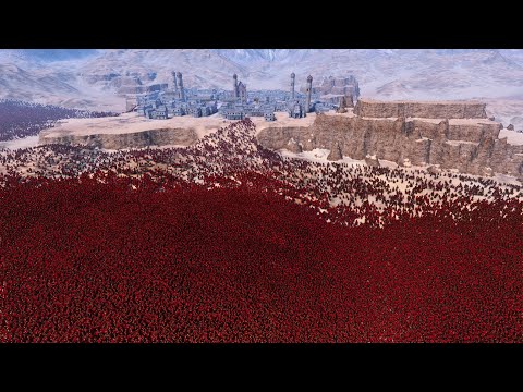 Spartans Recapturing City From Hero's | 85,000 Units | Ultimate Epic Battle Simulator | UEBS