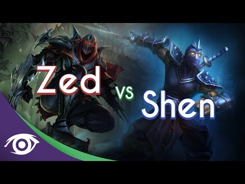 1v1 Mid: Zed vs Shen [Champion Rap Battles]