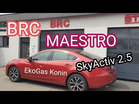Miniatura filmu: Mazda 6 2.5 Skyactiv 194 KM - montaż BRC Maestro