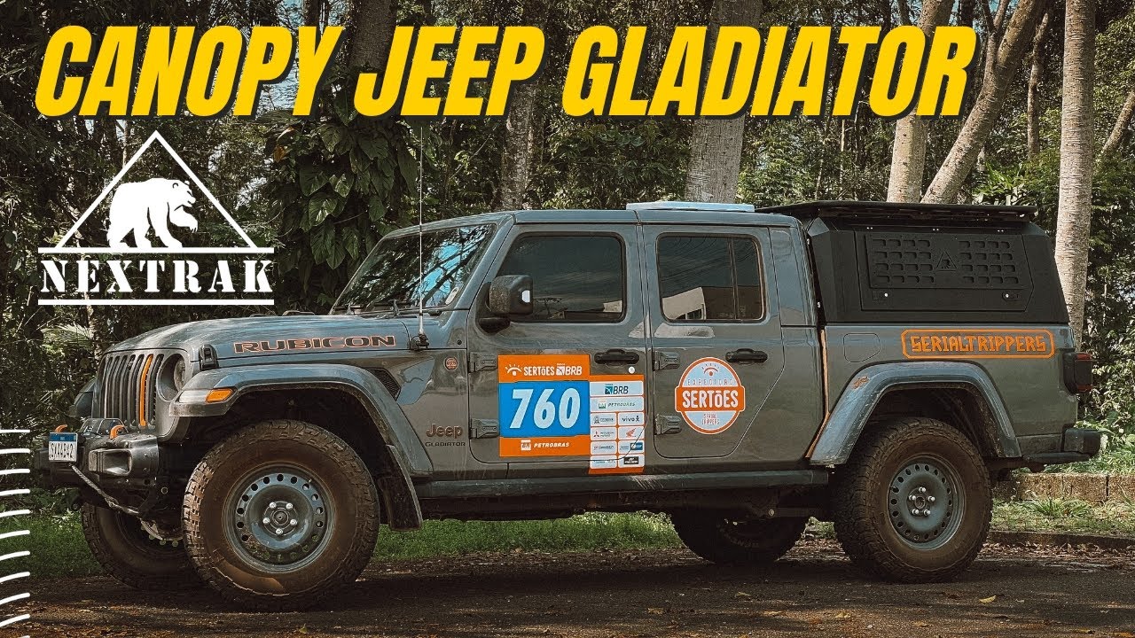 Canopy Nextrak no meu Jeep Gladiator (capota rígida)