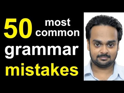 50 MOST COMMON MISTAKES in English Grammar   Error Identification & Correction