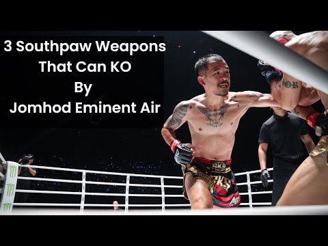 Southpaw Muay Thai-Waffen, die Ihren Gegner KO schlagen